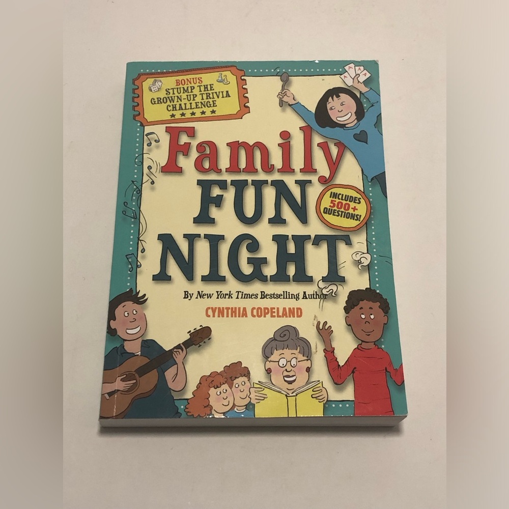 Family Fun Night Paperback Book